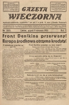 Gazeta Wieczorna. 1920, nr 5019