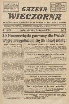 Gazeta Wieczorna. 1920, nr 5023