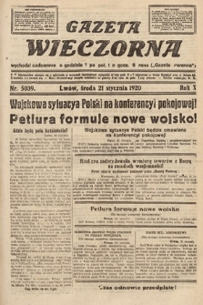 Gazeta Wieczorna. 1920, nr 5039