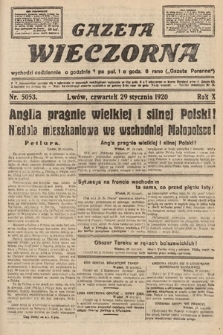 Gazeta Wieczorna. 1920, nr 5053