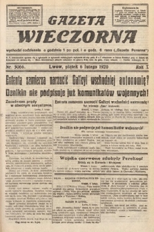 Gazeta Wieczorna. 1920, nr 5066
