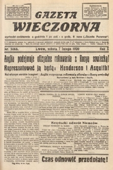 Gazeta Wieczorna. 1920, nr 5068