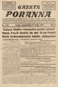 Gazeta Poranna. 1920, nr 5083