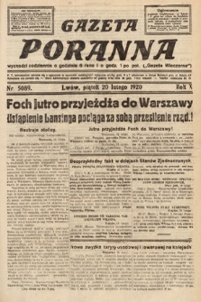Gazeta Poranna. 1920, nr 5089