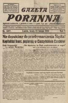 Gazeta Poranna. 1920, nr 5097