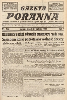 Gazeta Poranna. 1920, nr 5101