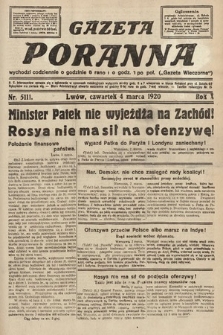 Gazeta Poranna. 1920, nr 5111
