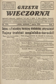 Gazeta Wieczorna. 1920, nr 5118