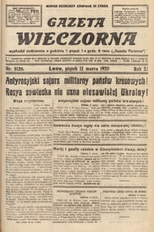 Gazeta Wieczorna. 1920, nr 5126