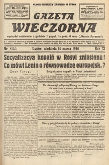 Gazeta Wieczorna. 1920, nr 5130