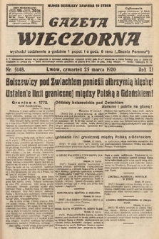Gazeta Wieczorna. 1920, nr 5148