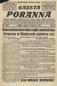 Gazeta Poranna. 1920, nr 5160