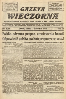 Gazeta Wieczorna. 1920, nr 5163