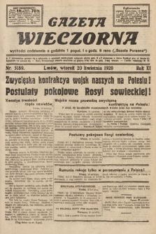 Gazeta Wieczorna. 1920, nr 5189