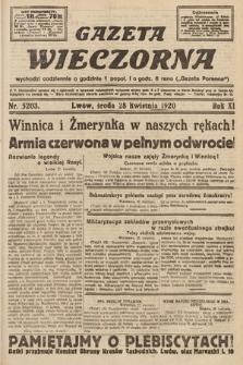 Gazeta Wieczorna. 1920, nr 5203