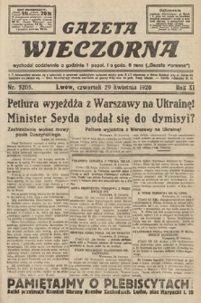 Gazeta Wieczorna. 1920, nr 5205