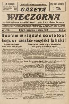 Gazeta Wieczorna. 1920, nr 5231