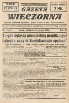 Gazeta Wieczorna. 1920, nr 5265