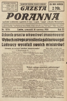 Gazeta Poranna. 1920, nr 5270