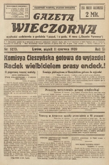 Gazeta Wieczorna. 1920, nr 5273