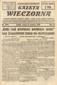 Gazeta Wieczorna. 1920, nr 5287