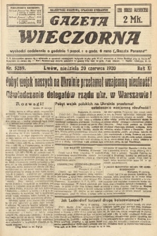 Gazeta Wieczorna. 1920, nr 5289
