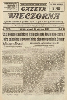 Gazeta Wieczorna. 1920, nr 5291