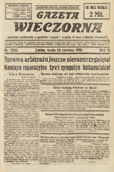Gazeta Wieczorna. 1920, nr 5293