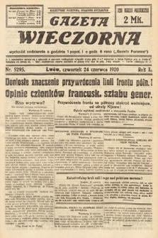 Gazeta Wieczorna. 1920, nr 5295