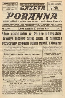 Gazeta Poranna. 1920, nr 5300