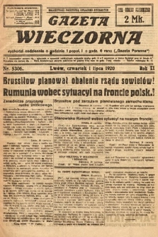 Gazeta Wieczorna. 1920, nr 5306
