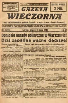 Gazeta Wieczorna. 1920, nr 5308