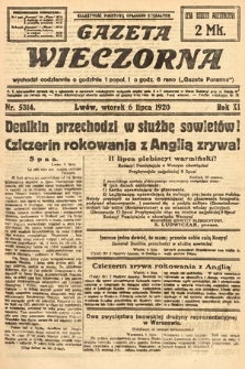 Gazeta Wieczorna. 1920, nr 5314