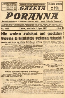 Gazeta Poranna. 1920, nr 5323