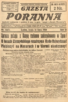 Gazeta Poranna. 1920, nr 5327