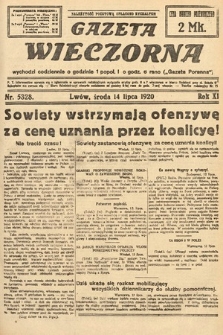 Gazeta Wieczorna. 1920, nr 5328