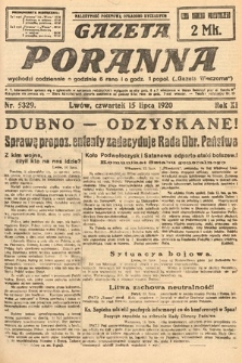 Gazeta Poranna. 1920, nr 5329