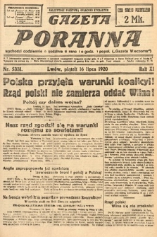 Gazeta Poranna. 1920, nr 5331
