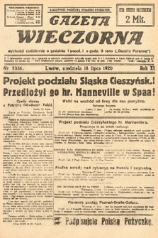 Gazeta Wieczorna. 1920, nr 5336