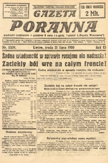 Gazeta Poranna. 1920, nr 5339