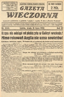 Gazeta Wieczorna. 1920, nr 5340
