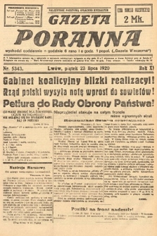 Gazeta Poranna. 1920, nr 5343