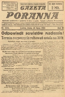 Gazeta Poranna. 1920, nr 5351