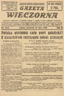 Gazeta Wieczorna. 1920, nr 5354