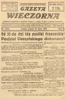 Gazeta Wieczorna. 1920, nr 5356