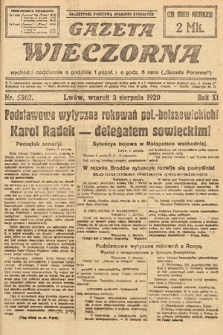 Gazeta Wieczorna. 1920, nr 5362