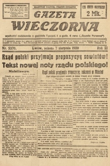 Gazeta Wieczorna. 1920, nr 5370