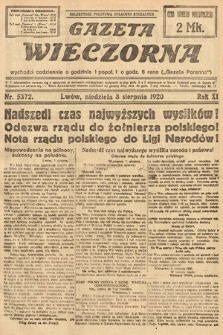 Gazeta Wieczorna. 1920, nr 5372