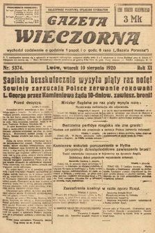Gazeta Wieczorna. 1920, nr 5374