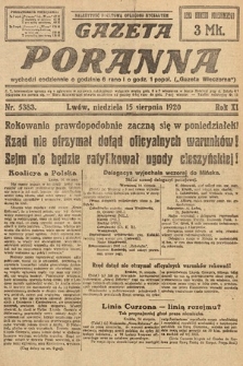 Gazeta Poranna. 1920, nr 5383